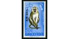 SG510b. 1972 50c Mona Monkey. 'Overprint Double'. Brilliant...