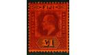 SG124. 1912 £1 Purple and black/red. Superb fresh mint...