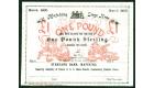 Banknote. 1900 Large Essay of the proposed £1 note in red...