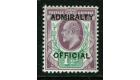 SG O103. 1903 1 1/2d Dull purple and green. Brilliant U/M...