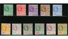 SG272-282. 1921 Set of 11. Superb fresh mint...