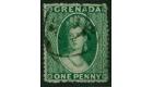 SG15. 1875 1d Green. A very fine used...