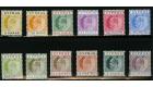 SG60-71. 1904 Set of 12. Delightful fresh mint...