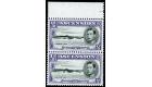 SG38ba. 1938 1/2d Black and violet. Long Centre Bar To 'E'. U/M.
