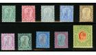 SG35-47. 1908 Set of 10. Superb fresh mint...
