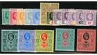 SG112-128. 1912 Set of 17. Superb fresh mint...