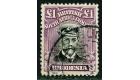 SG311. 1922 £1 Black and magenta. Superb well centred used...