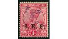 SG M35Var. 1915 1a Aniline carmine. 'Handstamp Sideways'. Superb