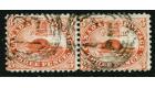 SG26. 1859 3d Red. A superb used pair...
