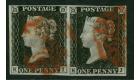 1840. 1d Black. Plate 7. Lettered K-I/K-J. Thin Paper..
