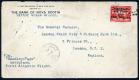 SG143. 1919 $1 on 15c Bright scarlet. FIRST ATLANTIC FLIGHT...